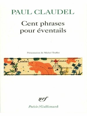 cover image of Cent phrases pour éventails